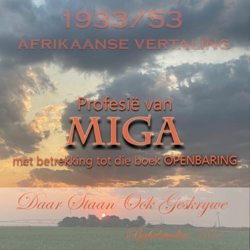 MIGA met betrekking tot Openbaring (27-10-2022)