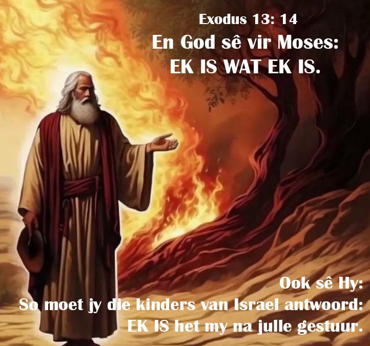 Ek is wat Ek is. (15-06-2025)